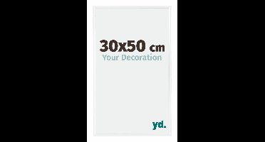 Your Decoration - Fotolijst 30x50 cm - Kunststof - Wit Hoogglans - Evry