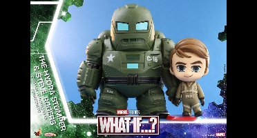 Hot Toys What If...? Cosbaby (S) Mini Figuur Hydra Stomper & Steve Rogers 10 cm Mini-Figuur