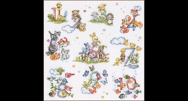 Vervaco - Telpakket kit - Vervaco - Tellen van 1 tot 10 - PN-0205179 - Borduren - Borduurpakket - Borduurpakket volwassenen