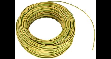 100 stuks Berker Installatiedraad 1,5mm2 Geel/Groen 100m