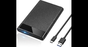 Externe Harde Schijfbehuizing 2,5 inch met USB C - Snelle 6 Gbps Overdracht, Gereedschapsvrij