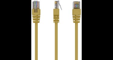 CablExpert PP12-5M/Y - Netwerkkabel, UTP Cat5E, geel