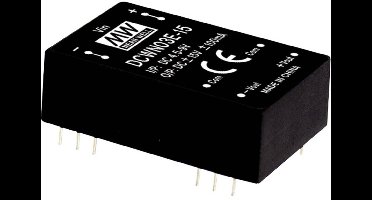MW Mean Well DCWN03A-15 DC/DC-convertermodule 100 mA 3 W Aantal uitgangen: 2 x Inhoud 1 stuk(s)