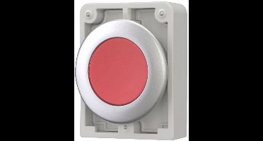 Eaton 182944 M30C-FDR-R Drukschakelaar Plat, Rond, Verchroomd Rood 1 stuk(s)