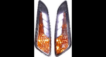 Knipperlichtset Led DMP Voor Vespa Sprint en Primavera Voorzijde Smoke