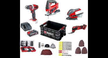 Einhell Accu Doe-Het-Zelf set 73-delig - Power X-Change - Inclusief accessoires