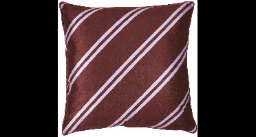 Vtwonen Diagonal Sierkussen - 50x50 cm - Donker Rood