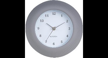 Karlsson Wandklok Tender Rib - Warmgrijs - Ø25cm - Wandklok Scandinavisch