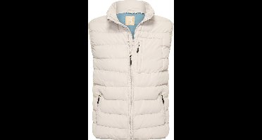 Mario Russo Bodywarmer - Bodywarmer heren - Bodywarmers - Bodywarmer heren outdoor - Jas heren - Tussenjas - Waterafstotend - Beige