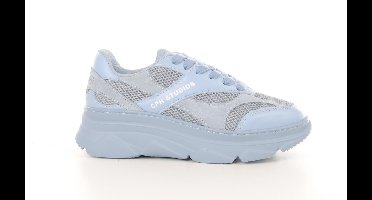 Copenhagen dames sneaker Saluki lichtblauw leder en mesh