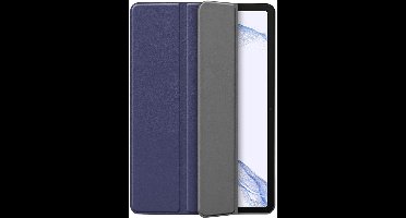 Just in Case Bookcase hoesje geschikt voor Samsung Galaxy Tab S8 - Effen Blauw - Kunstleer