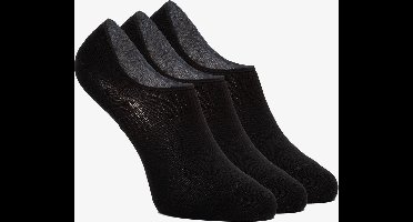 3 paar sneakersokken zwart met antislip gedeelte - Maat 35/38