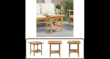 vidaXL Salontafel 45x45x45 cm bamboe