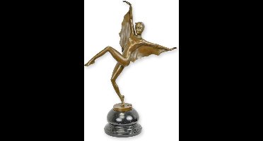 Vleermuismeisje - Bronzen beeld - sculptuur - 43,8 cm hoog