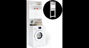 ApexArte® Wasmachine Kast - Meubel Verhoger - Wasdroger Ombouw