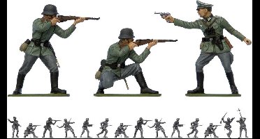 Airfix Modelbouwpakket Militaire voertuigen - 02702V WWII German Infantry - Figures Plastic - 1:32 - Modelbouw