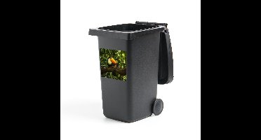 Container sticker Reuzentoekan - Reuzentoekan op een tak Klikosticker - 40x40 cm - kliko sticker - weerbestendige containersticker