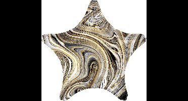 Amscan Folieballon Black Star 45 Cm Metallic