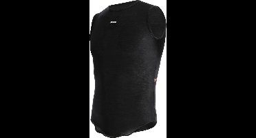 Santini Ondershirt korte mouwen Heren Zwart - Primaloft Dry S/s Baselayer - XL