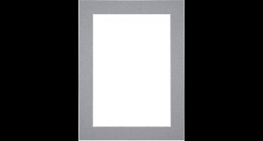 Passe-Partout Fotomaat 40x50 cm - Lijstmaat 45x60 cm - Grijs - Museumkarton - Fotolijst niet inbegrepen