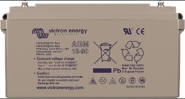 Victron AGM Accu 12V/90Ah M6 insert