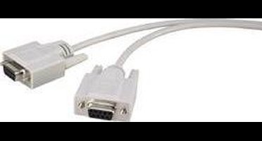Renkforce Aansluitkabel Serieel [1x D-sub bus 9-polig - 1x D-sub bus 9-polig] 1.80 m Grijs