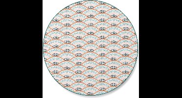 Gusta - Picknickkleed - Blauw Roze - Print - ø200cm