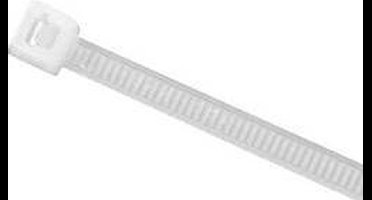 Tie wraps 4.6x245mm transparant - per 100 stuks (55653)