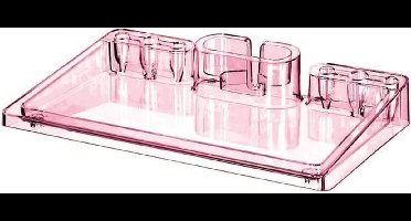 Buro-organizer HAN i-Step transparant fel rose