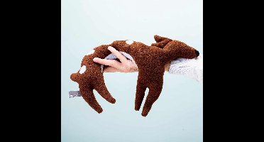 Leschi - Warmtekussen Flora het Jonge Hertje- chocoladekleur