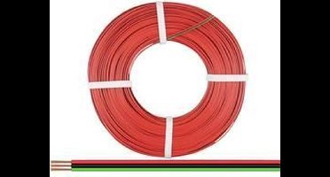 Donau Elektronik 318-014-50 Draad 3 x 0.14 mm² Rood, Groen, Zwart 50 m