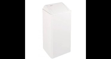 Mediclinics | Afvalbak | Gesloten | Wit | Inhoud: 80 liter