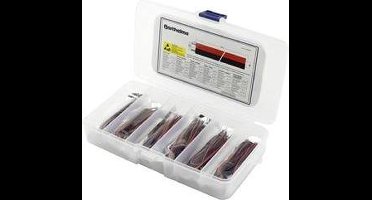 Barthelme LED-assortiment Rood, Blauw, Groen, Geel, Amber, Koud-wit 50 mcd, 100 mcd, 250 mcd, 300 mcd 120 ° 20 mA 2 V,