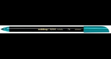 Markeerstift Edding 1200 Metallic Groen (10 Stuks)
