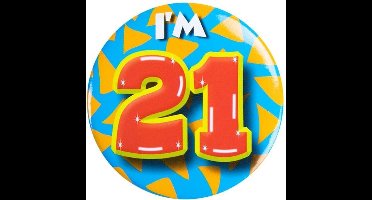 Paperdreams Button klein - i'm 21