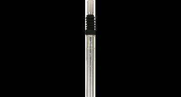 Dresco Zadelpen 300x25,4x26,8mm Aluminium/Zilver