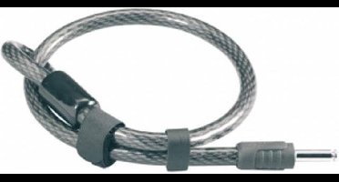 AXA RL 80/15 - Insteekkabel - Kabelslot - Combineren met Ringslot - 80 cm lang - diameter 15 mm - Zwart