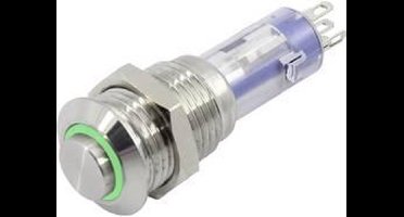 TRU COMPONENTS TC-6647560 LAS4GQH-11ZE/G/24V/S Drukschakelaar 48 V 2 A 1x aan/uit Continu Groen 1 stuk(s)