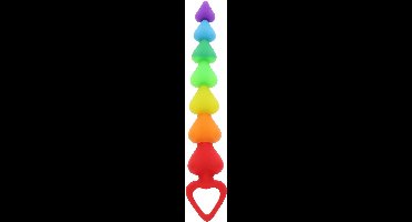 TOYJOY - Rainbow Heart Beads - Anal Toys Beads Regenboog