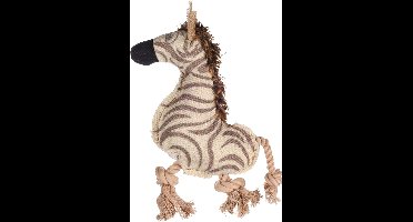 Flamingo Vacan - Speelgoed Honden - Hs Vacan Zebra Beige 6x31x30cm - 1st - 136947 - 1st