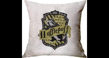 Harry Potter Kussenhoes | Huffelpuf - Hufflepuff Huiswapen | 45x45 cm