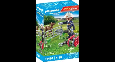 PLAYMOBIL Action Heroes Dierenbescherming brandweer - 71467