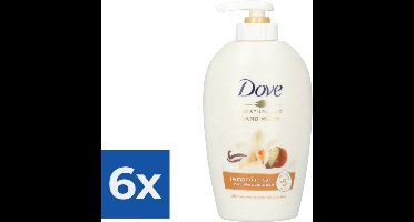 Dove Handzeep Pompje - Shea Butter 250 ml - Voordeelverpakking 6 stuks