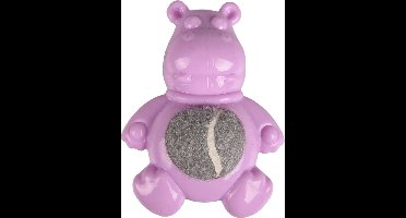 Flamingo Loekie - Speelgoed Honden - Hs Loekie Puppy Nijlpaard Tpr Lila 7,5cm - 1st - 127830 - 1st