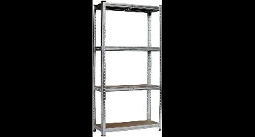 Benson Ruime stellingkast - verstelbare planken - stevig metalen frame - 160x80x40 cm