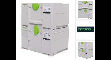 Festool Systainer-set 2x SYS3 M 337 ( 2x 204844 ) 32,4 liter 396x296x337 mm gereedschapskist koppelbaar