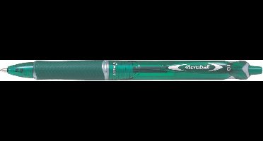 Pilot Acroball Groene Ballpen – 0.7mm Medium Tip - 1 stuk