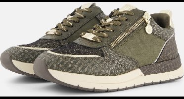 Tamaris Sneakers groen Synthetisch - Dames - Maat 37