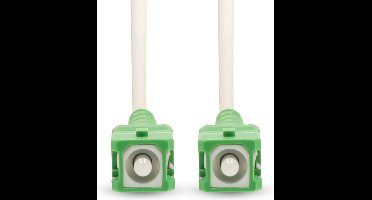 Nedis Glasvezel Patchkabel - SMF (Single Mode Phase) - SC/APC - SC/APC - 100 Gbps - 2.00 m - Wit - Gift Box met Euro Lock