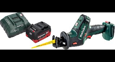 Metabo SSE 18 LTX Compact accu reciprozaag sabelszaag 18 V 13 mm + 1x LiHD accu 5,5 Ah + oplader